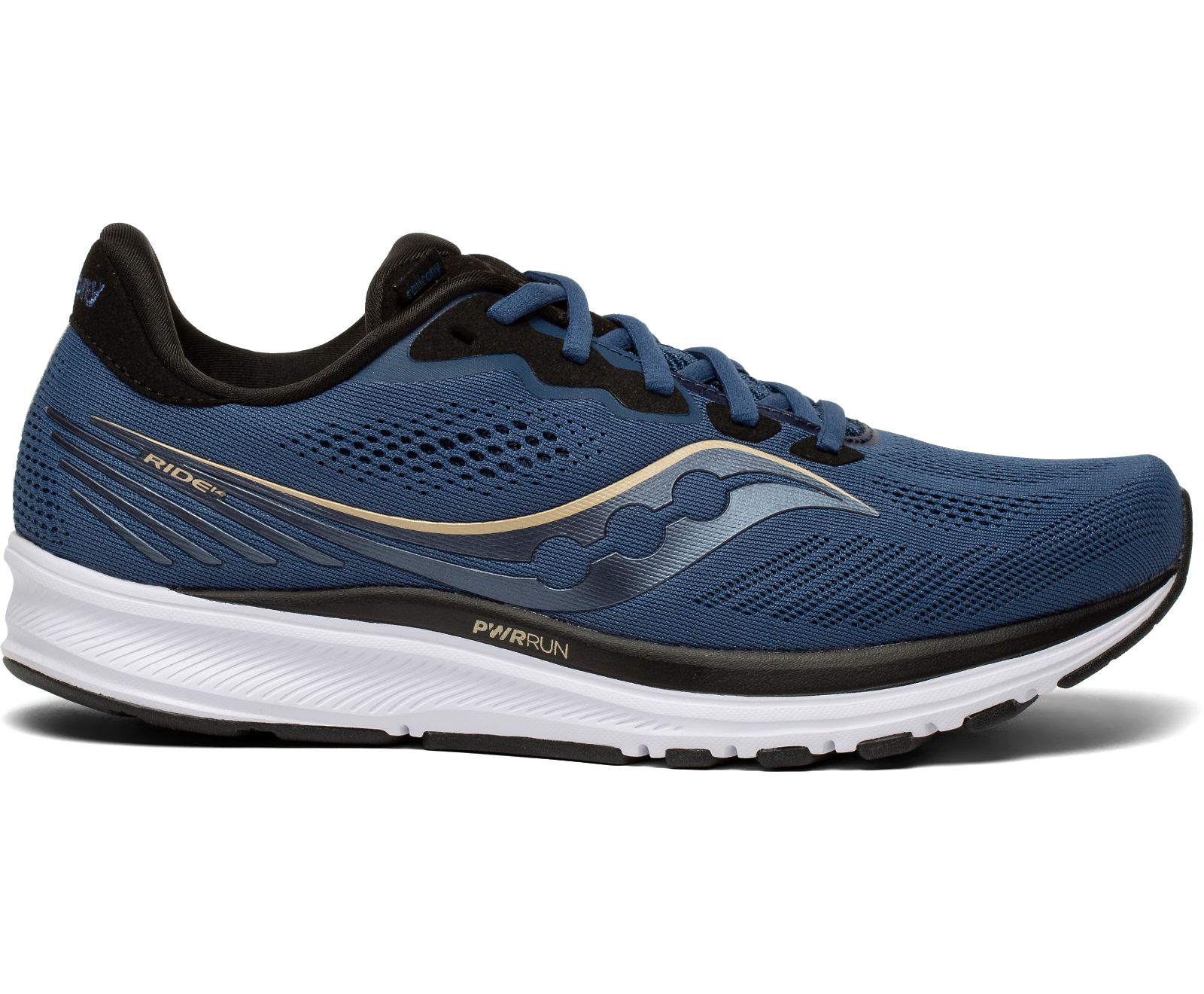 Saucony Ride 14 Löparskor Herr Marinblå Svarta | Sverige 877ZUT